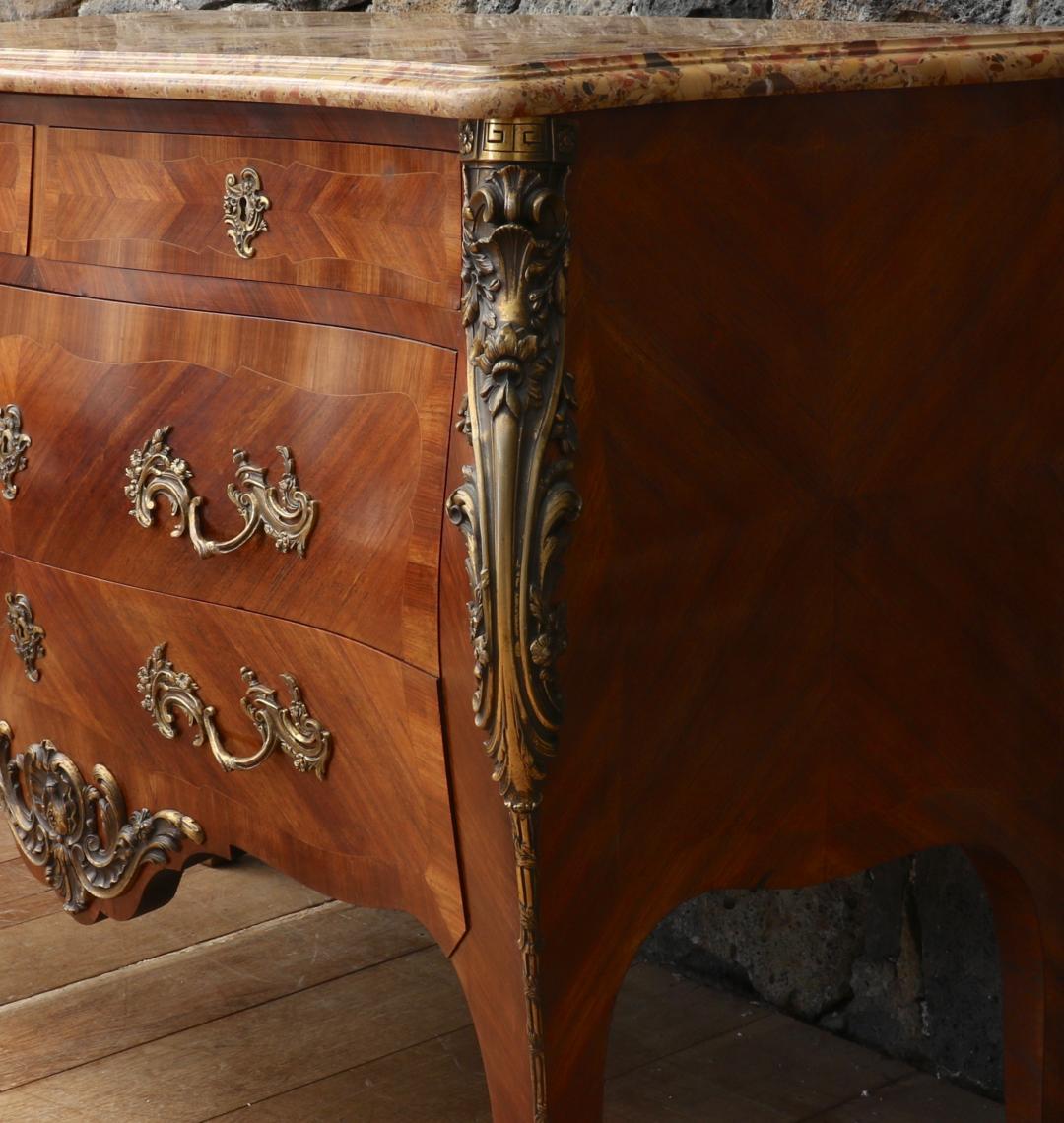 French 19th Century Bombe Commode