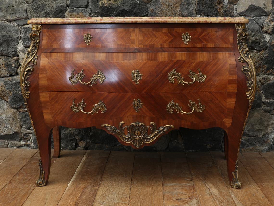 French 19th Century Bombe Commode