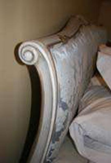 New Upholstered Louis XV French Bed