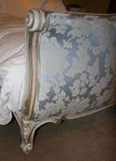 New Upholstered Louis XV French Bed