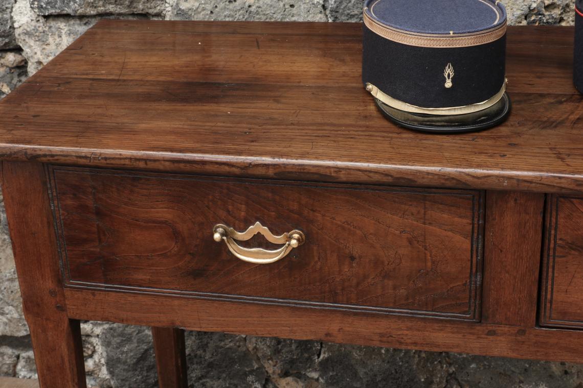 Breton Server or Three Drawer Side table