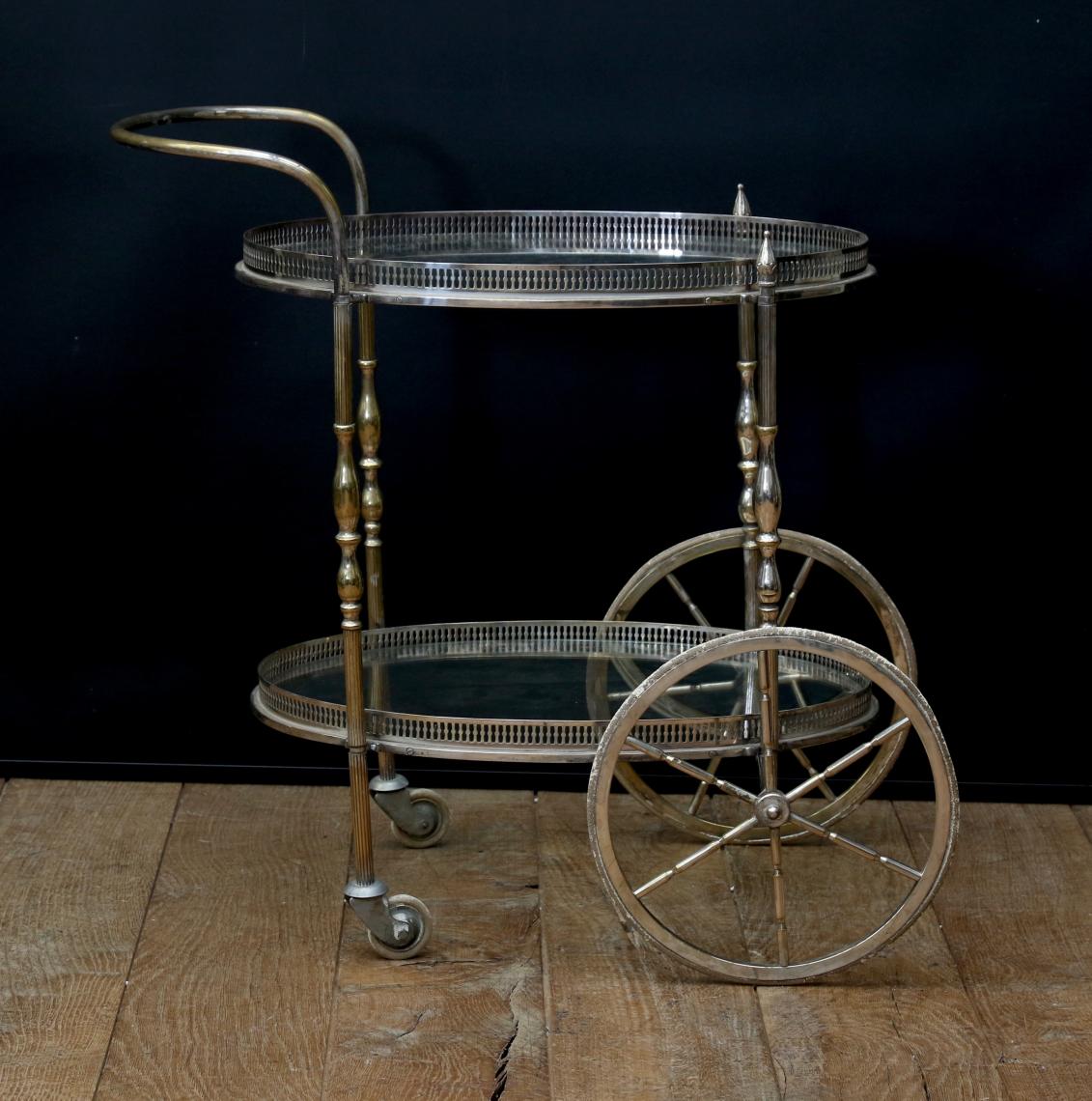 Silver & Gold Drinks Trolley