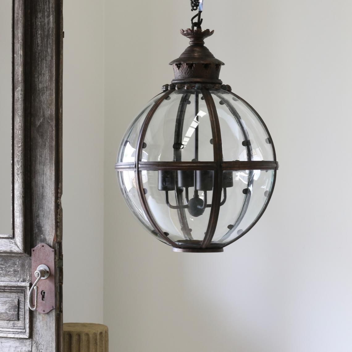 107-45 - Globe Lantern // Copper