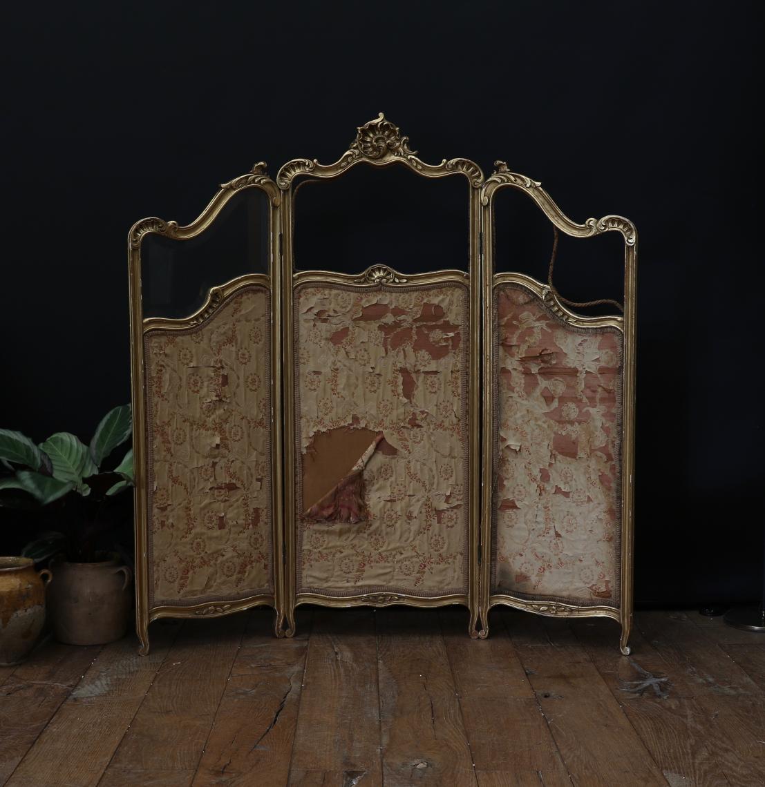 French Gilt Screen