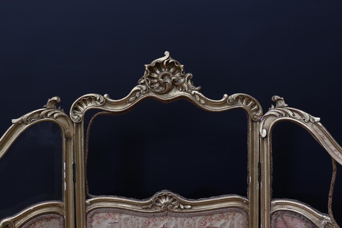 French Gilt Screen