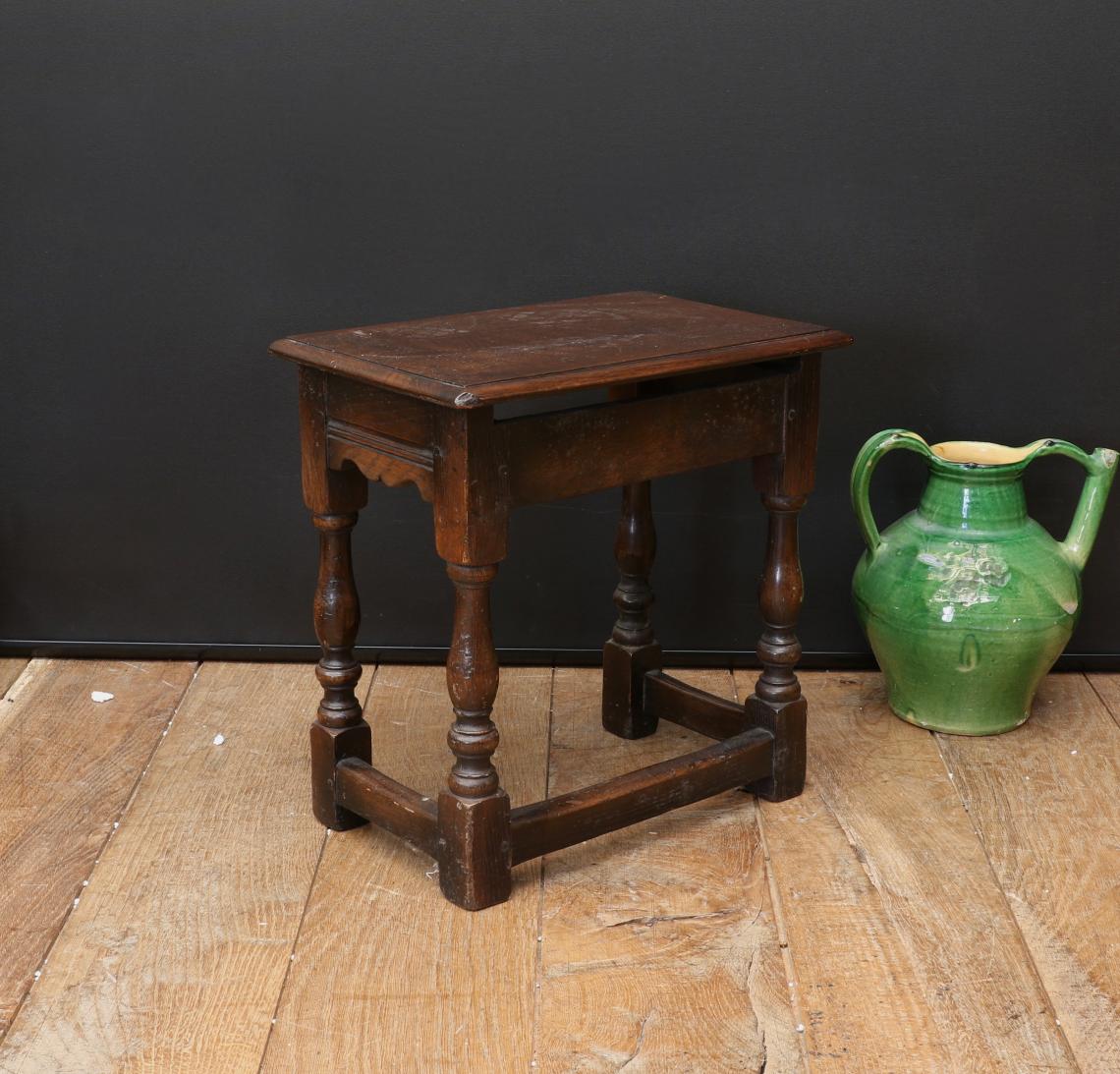 English Oak Jointed Stool