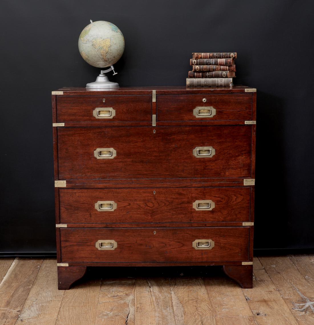 Anglo-Indian 19th Century Military Chest