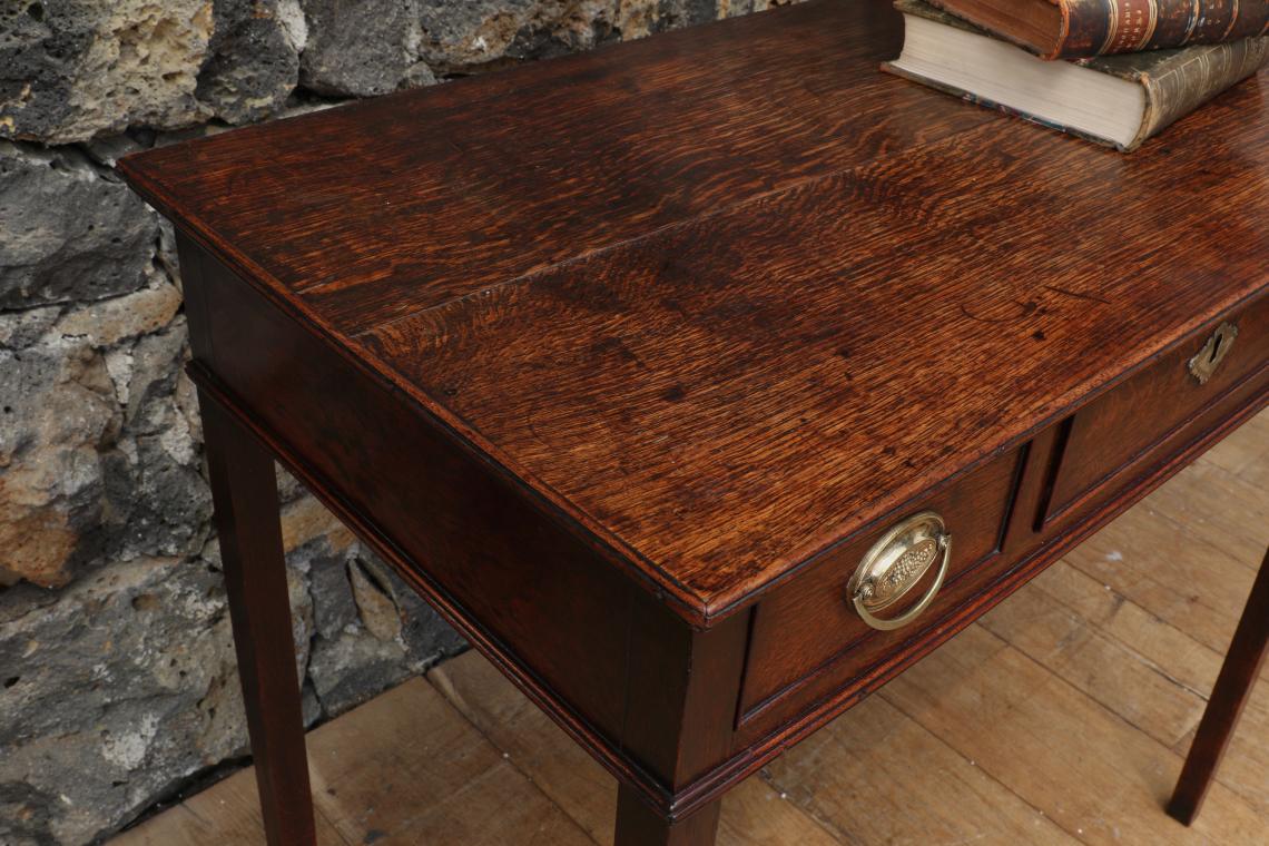 Small English 3 Drawer Side Table