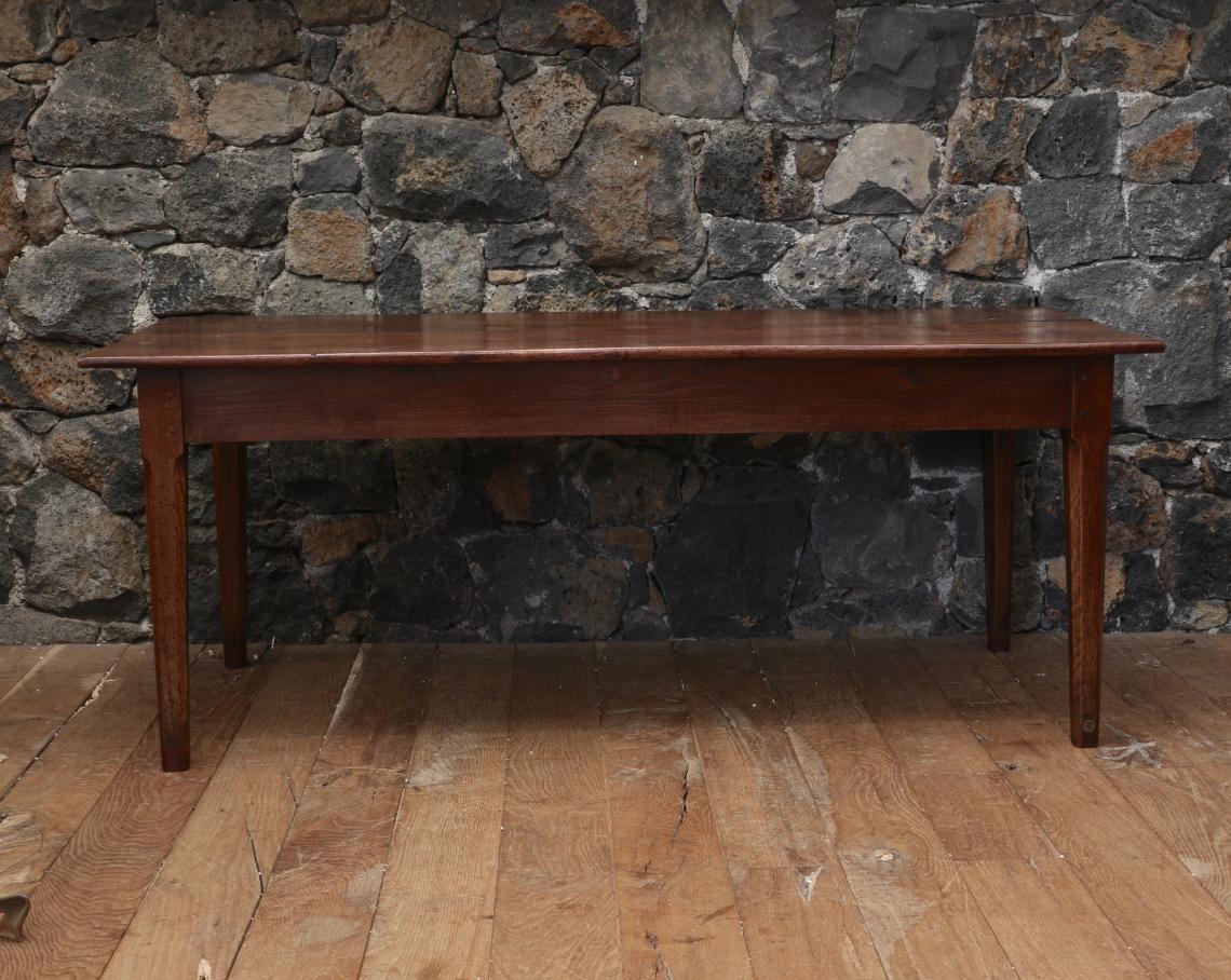 French-Cut Oak Provincial Dining Table 