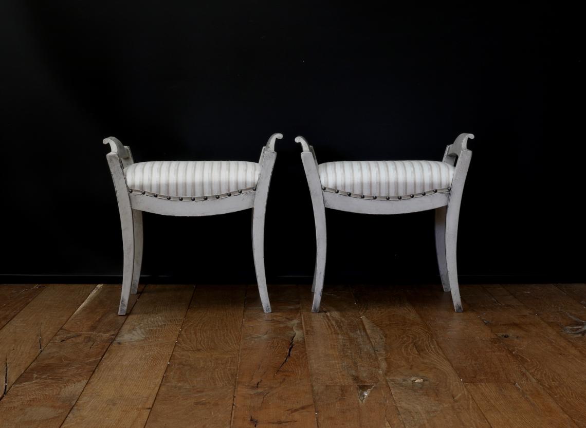 Pair of Swedish Stools