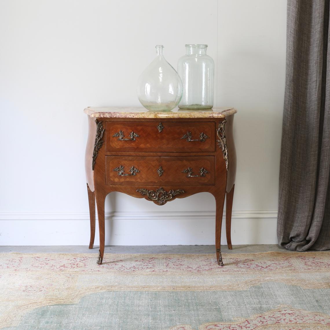 Small Bombe Commode with Secretaire