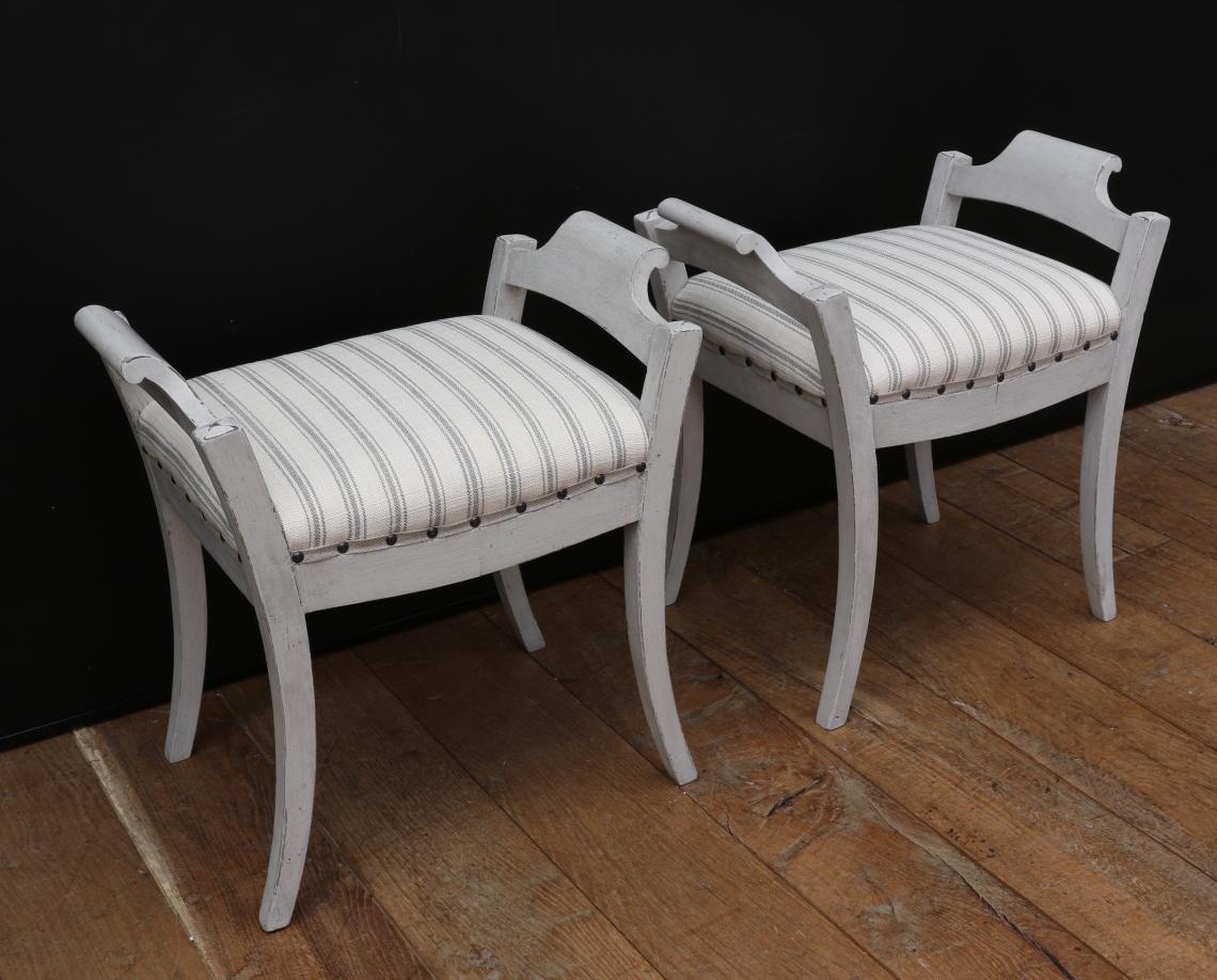 Pair of Gustavian Stools