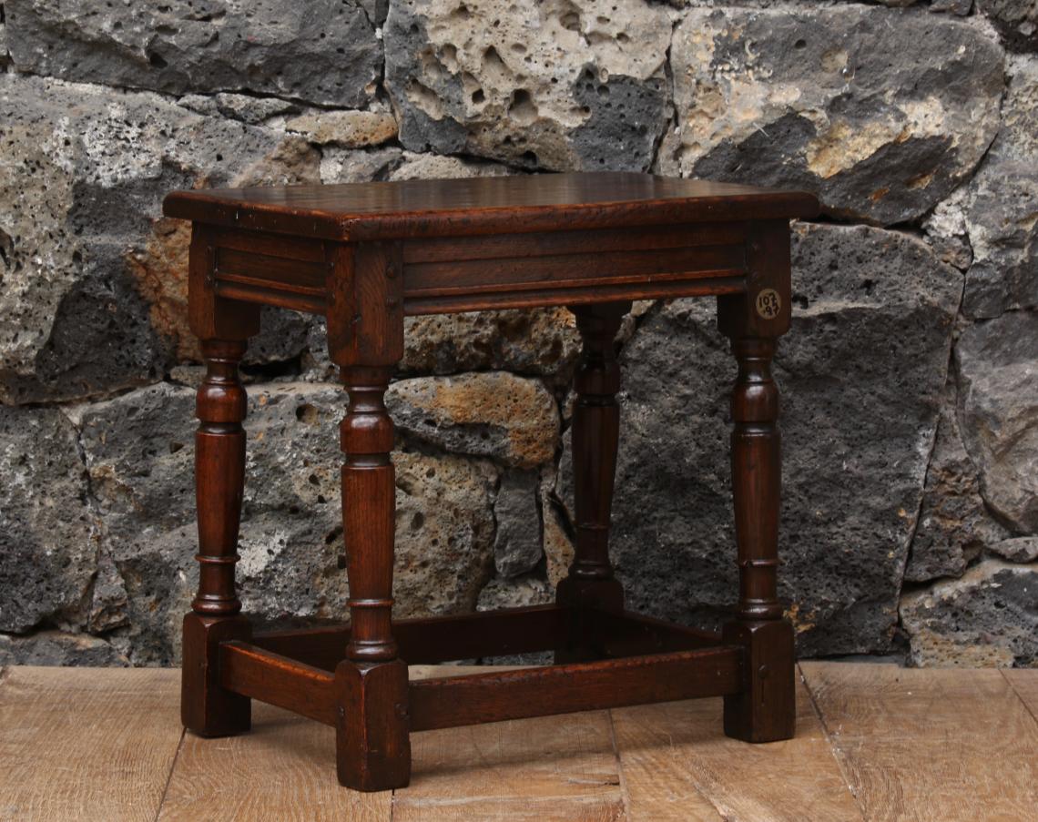 English Oak Jointed Stool