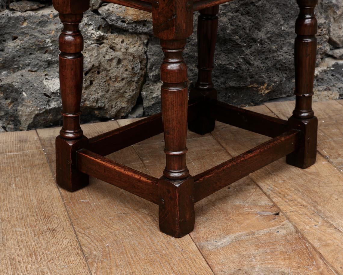 English Oak Jointed Stool