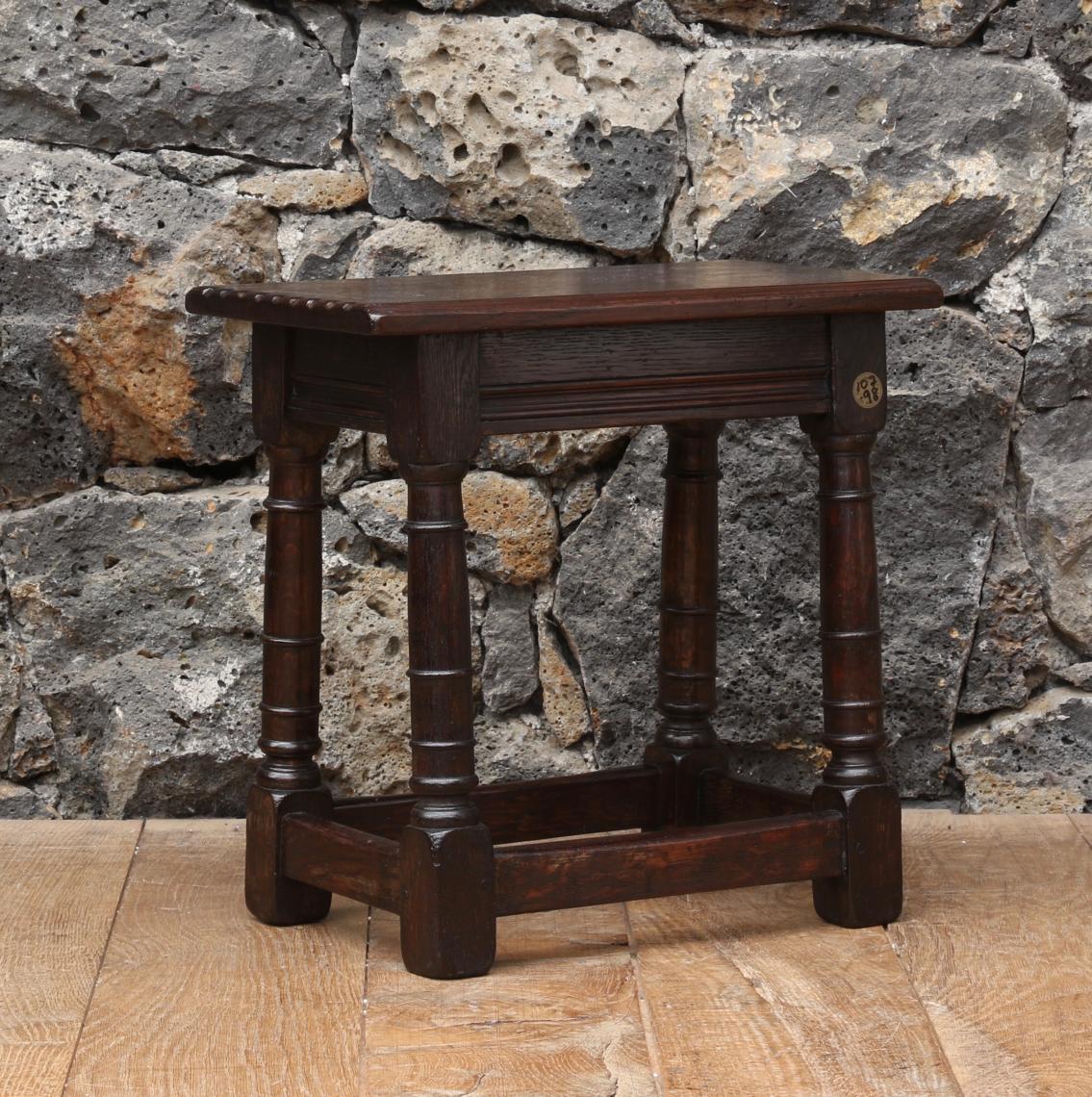 English Oak Jointed Stool