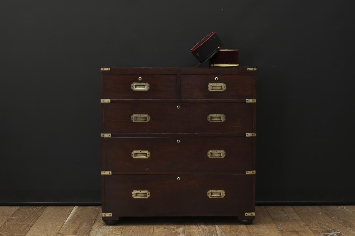 Rare Padauk Military Chest