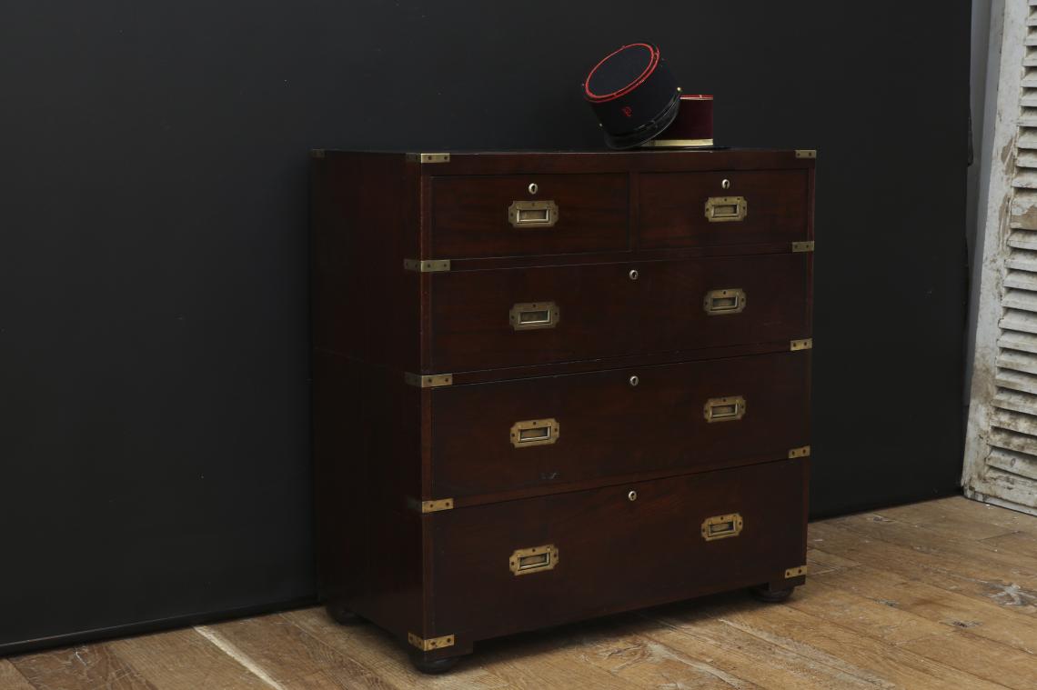 Rare Padauk Military Chest