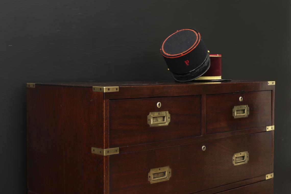 Rare Padauk Military Chest