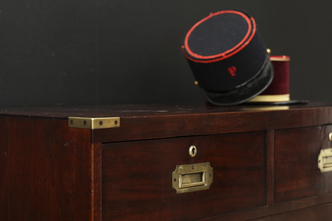 Rare Padauk Military Chest