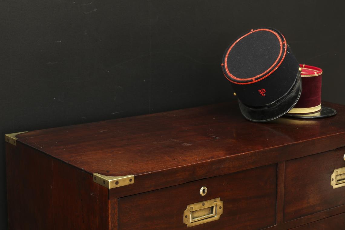 Rare Padauk Military Chest