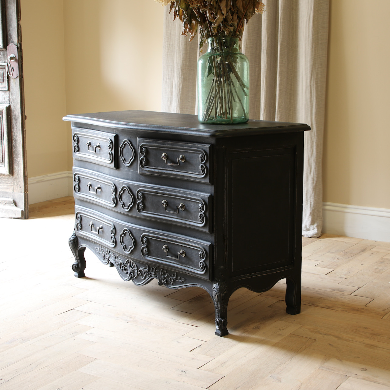 Ebonised Chest of Drawers