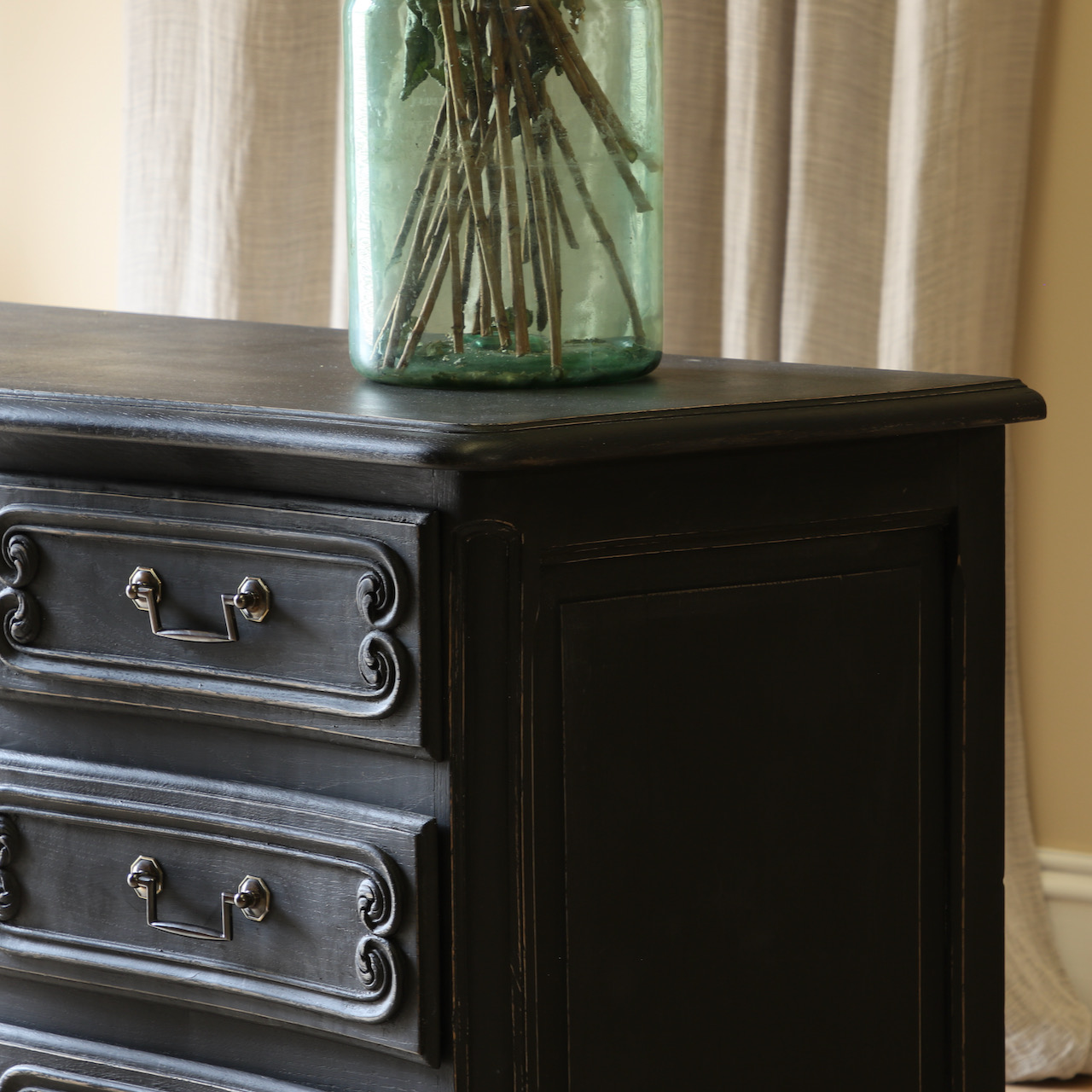 Ebonised Chest of Drawers