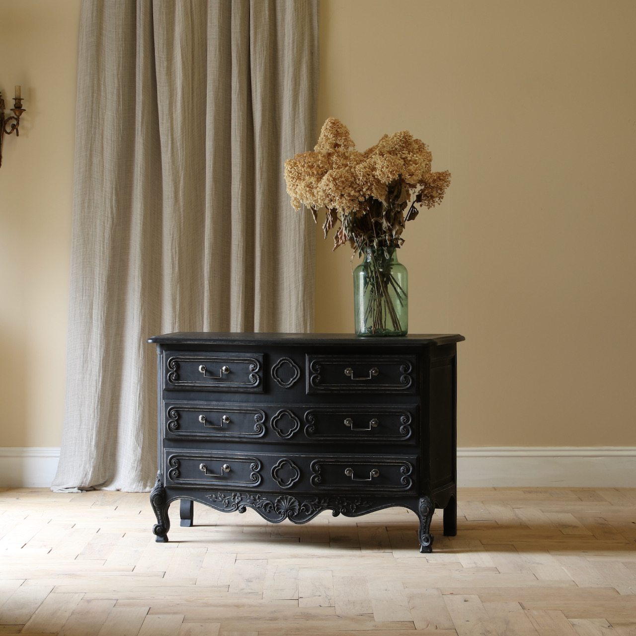 Ebonised Chest of Drawers