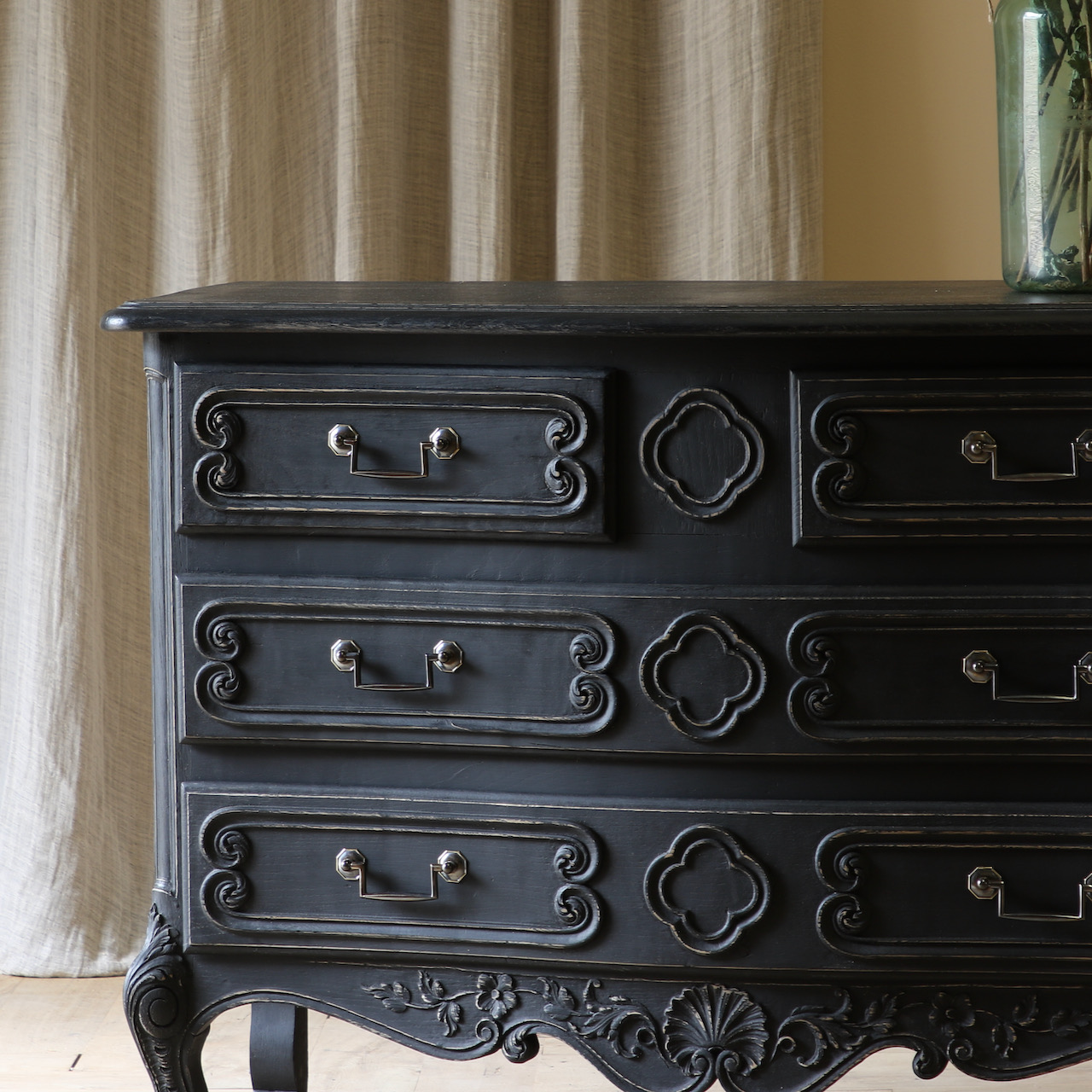 Ebonised Chest of Drawers