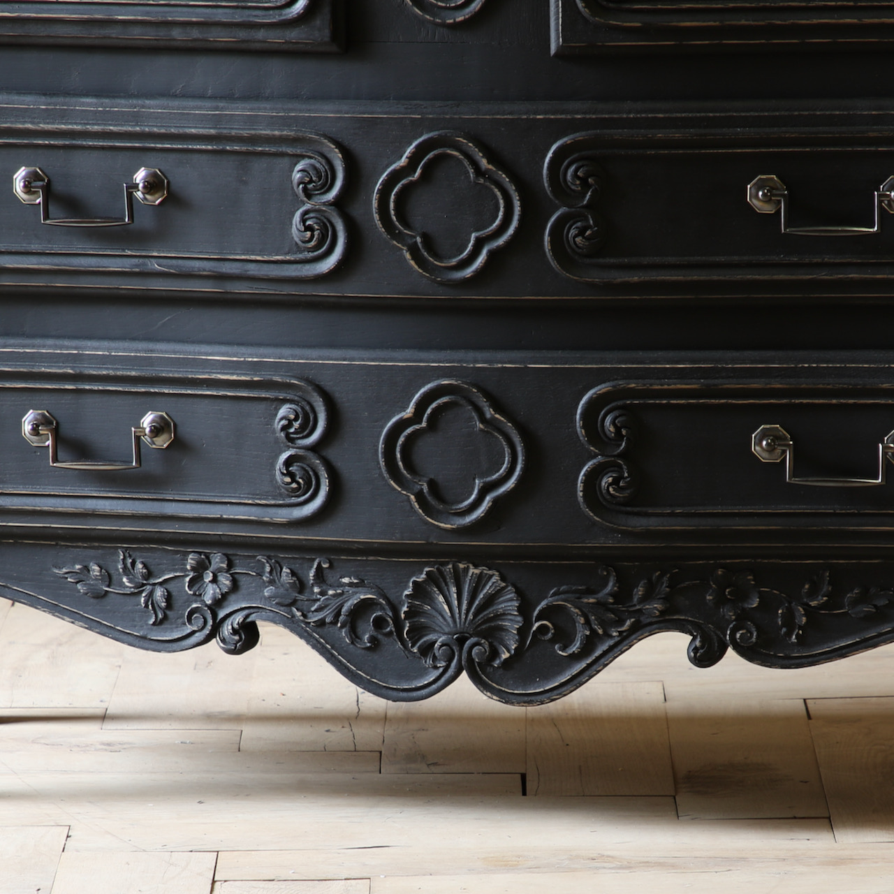 Ebonised Chest of Drawers