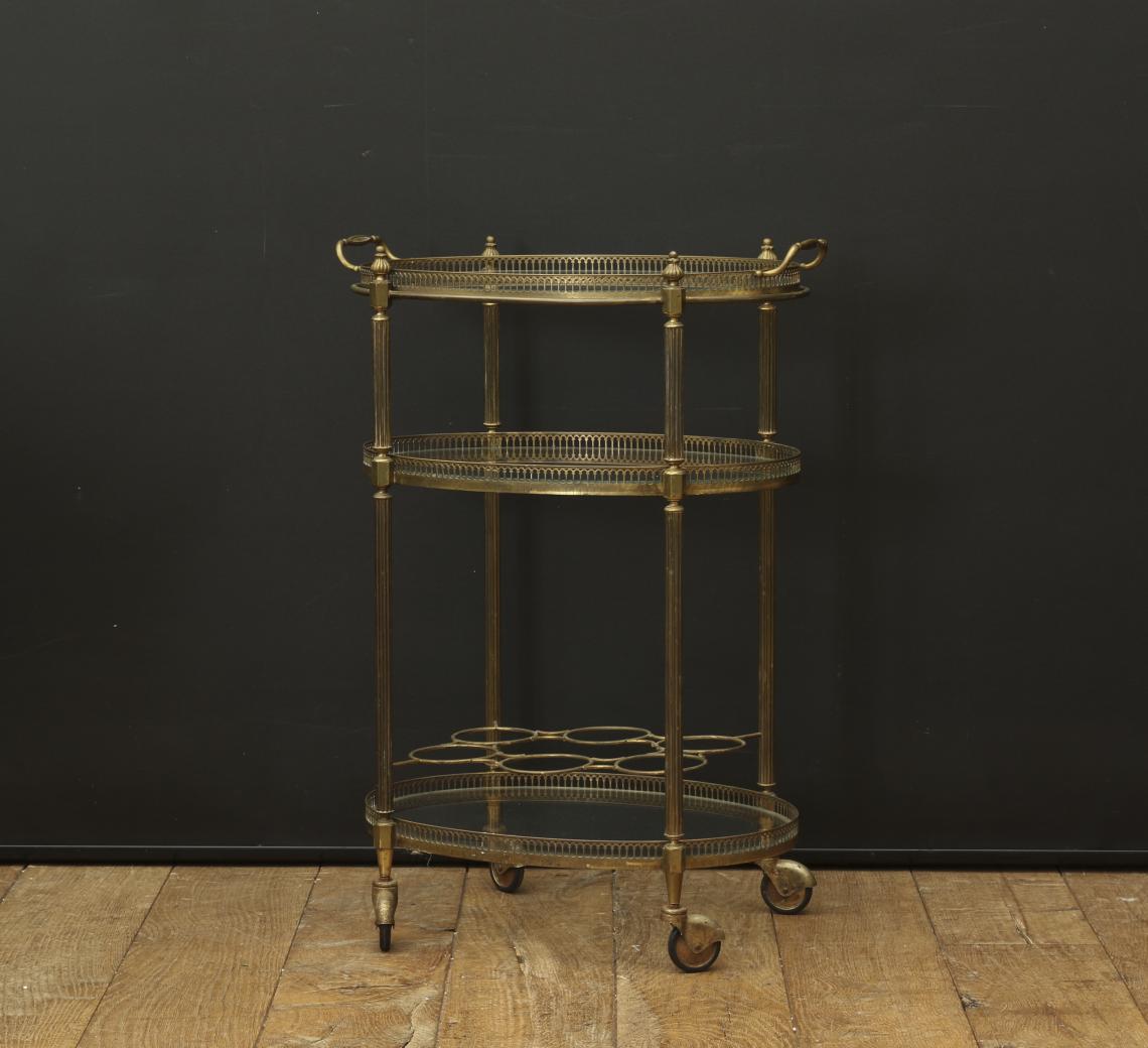 A Three-Tiered Drinks Trolley