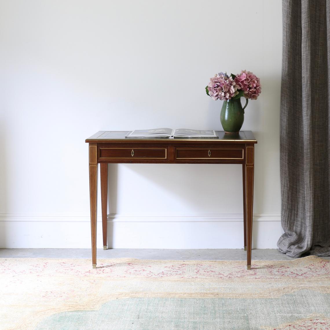 Two Drawer Side Table