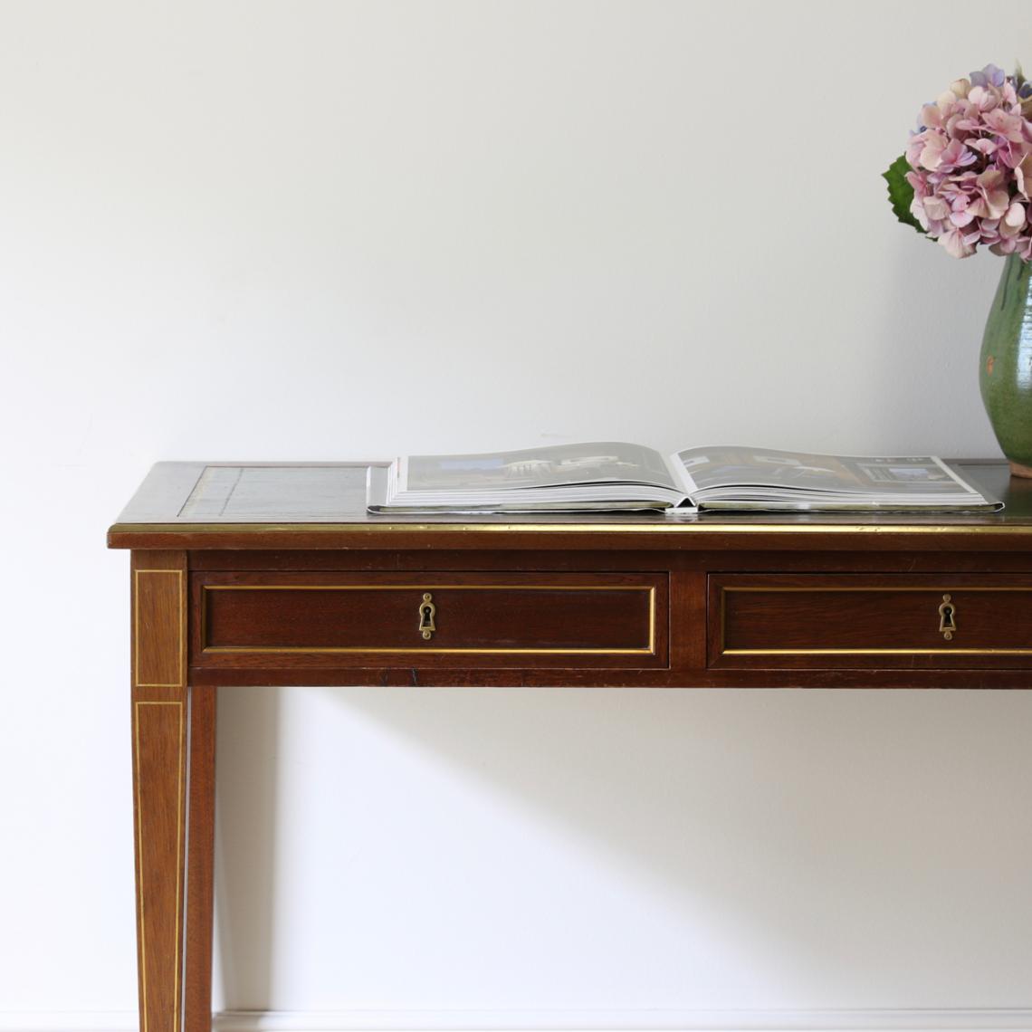 Two Drawer Side Table