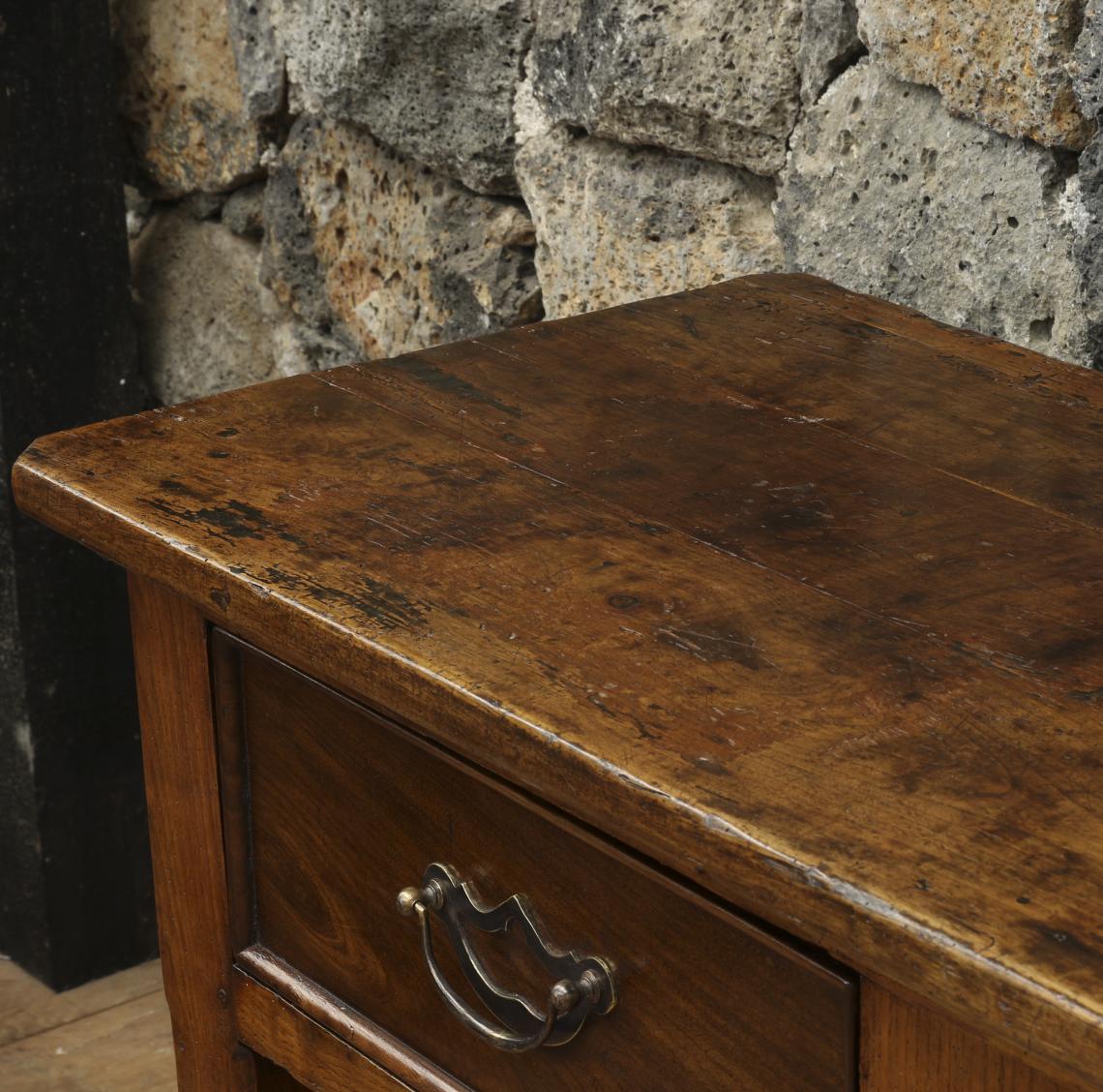 A French Provincial Two Drawer Side Table