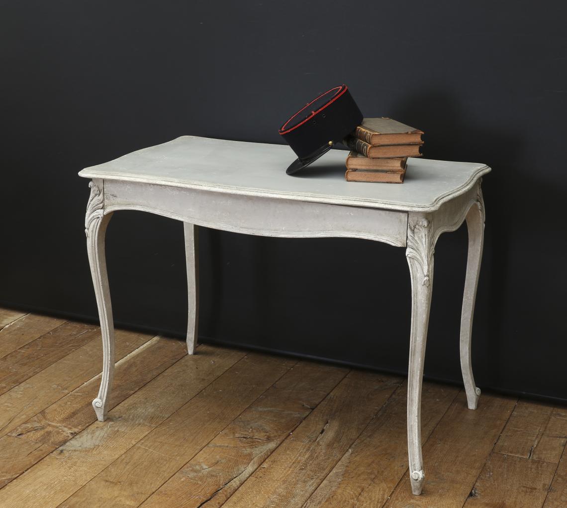 Single Drawer Grey Table
