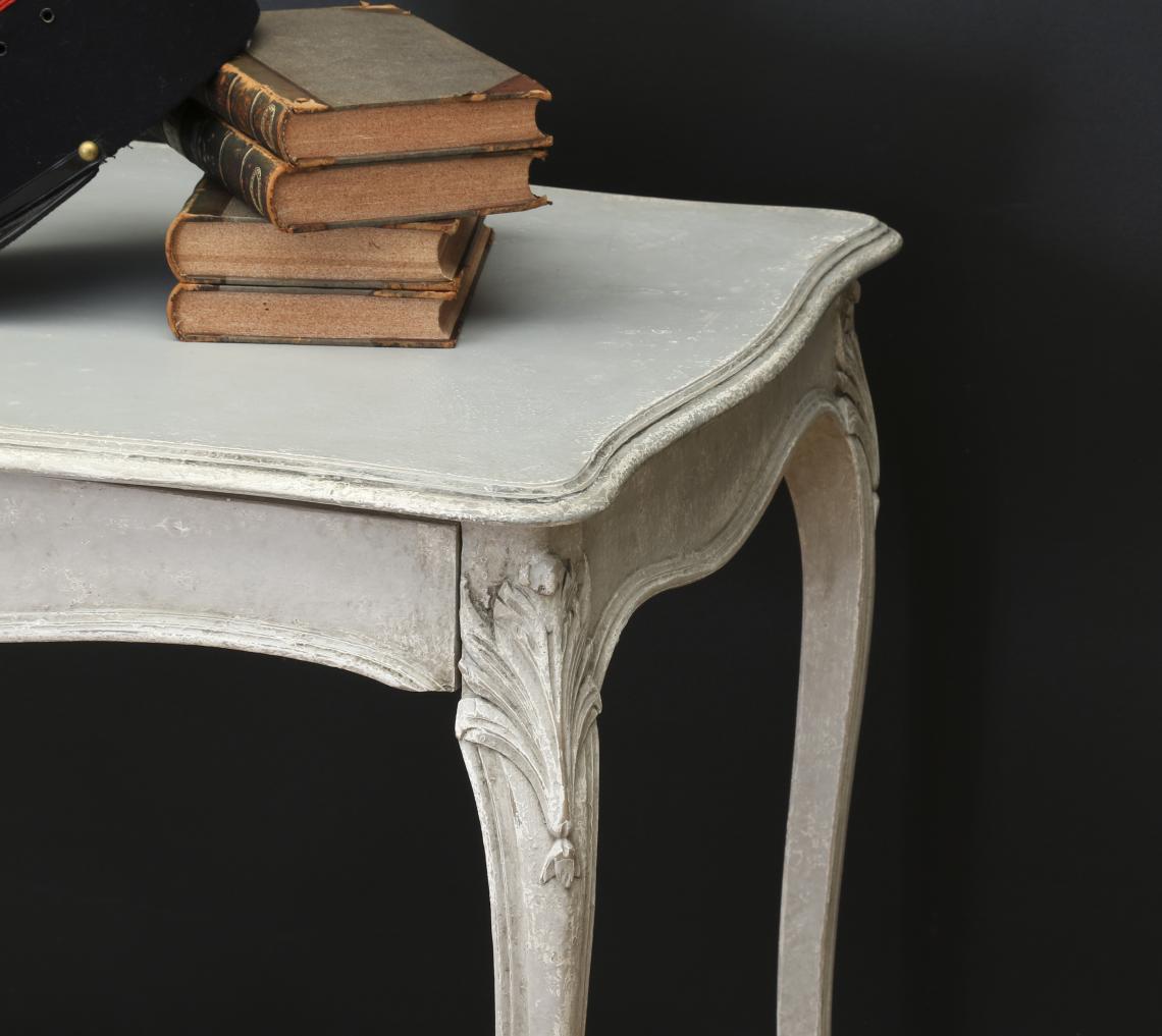 Single Drawer Grey Table