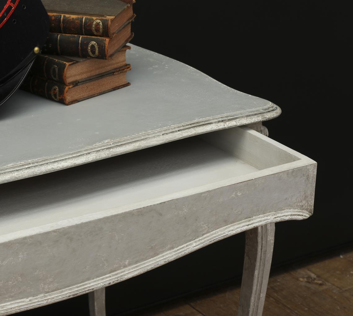 Single Drawer Grey Table