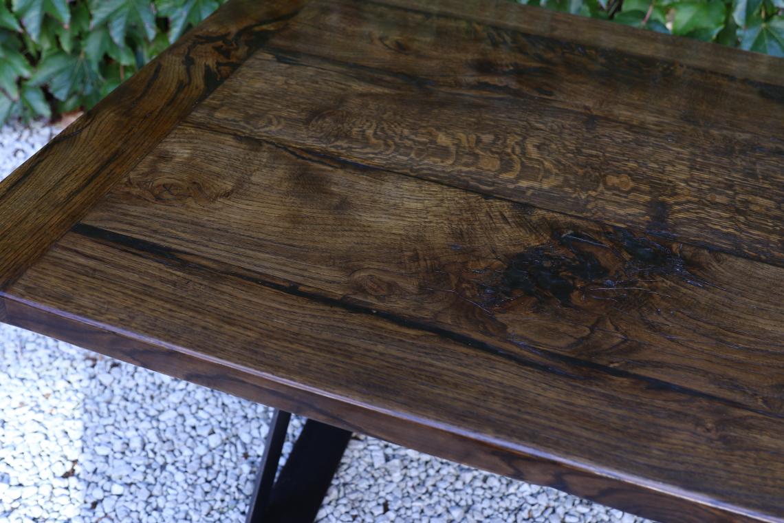 Custom Dining Table in Antique Oak// JS Editions