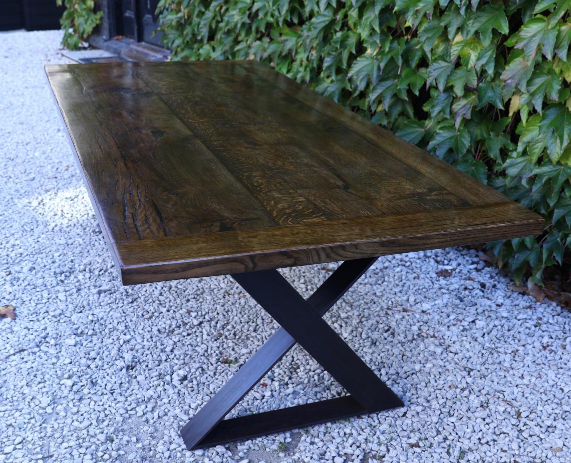 Custom Dining Table in Antique Oak// JS Editions