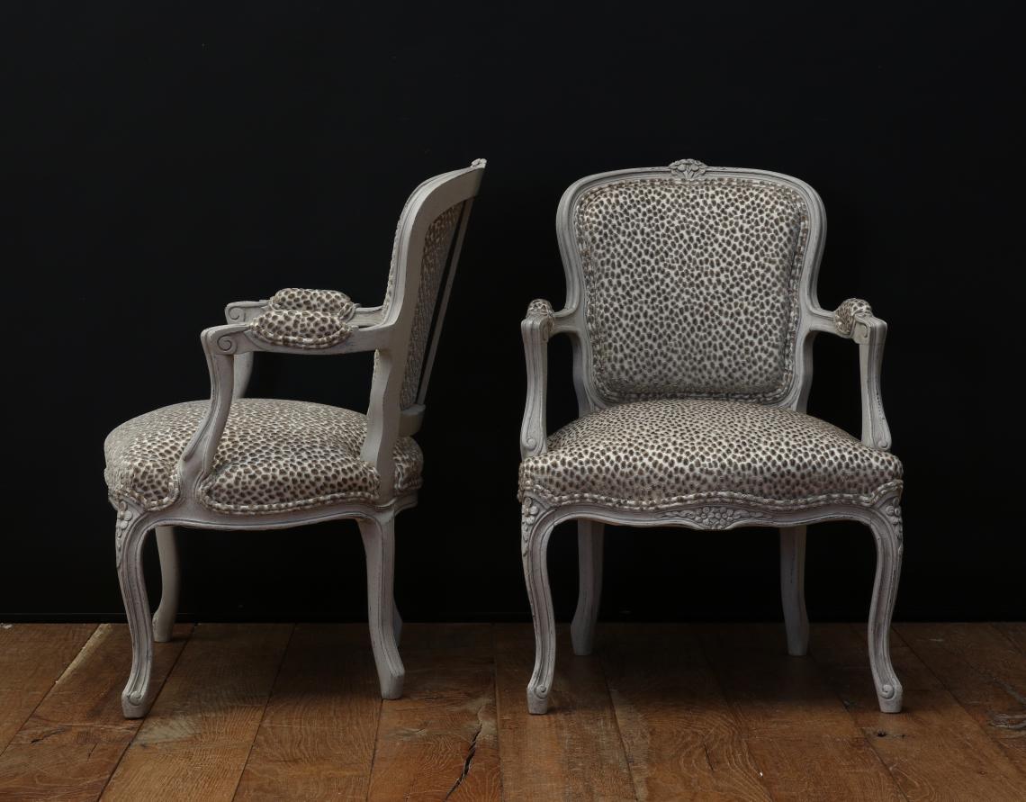 Pair of Louis XV Period Fauteuils