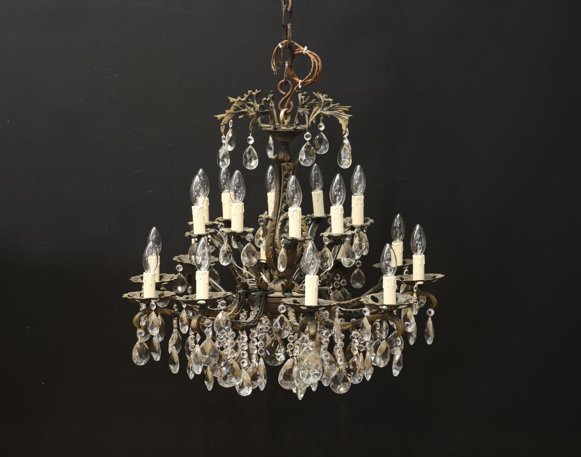 A Twenty Light Chandelier