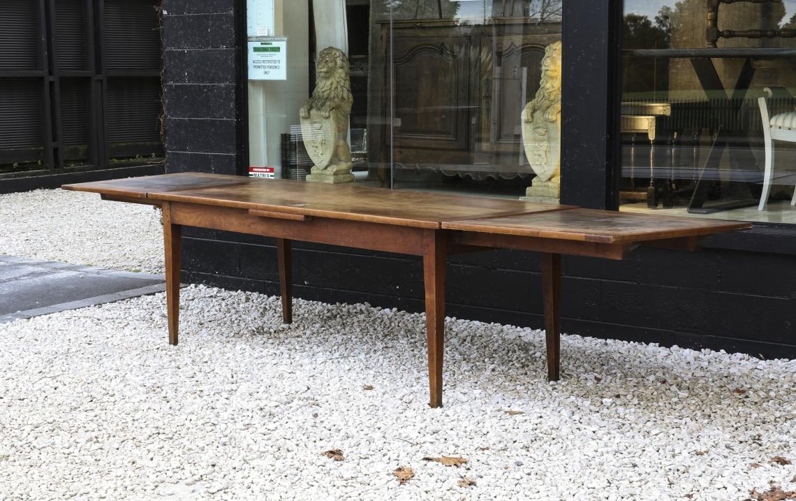 French Provincial 18th Century Cherrywood Extension Table