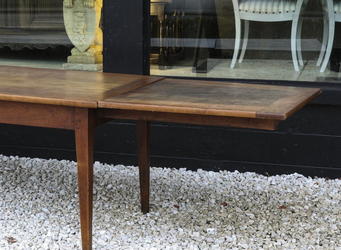 French Provincial 18th Century Cherrywood Extension Table