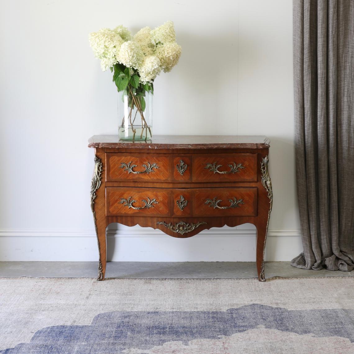Marble-Topped French Commode