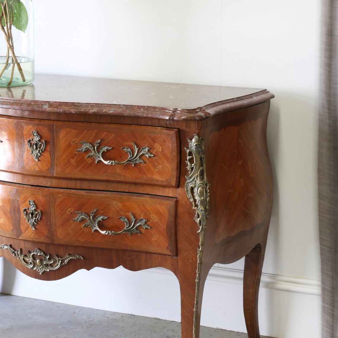 Marble-Topped French Commode