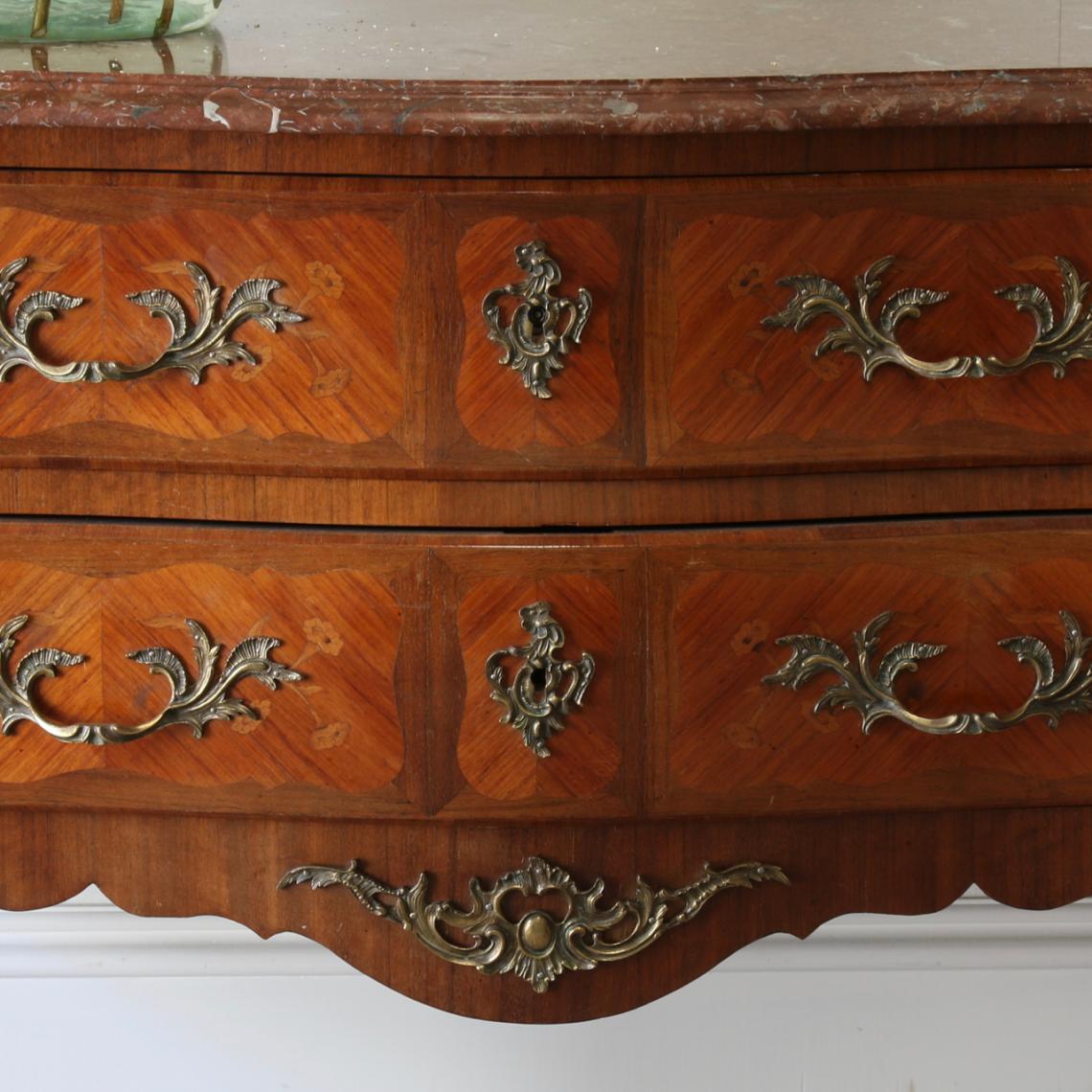 Marble-Topped French Commode