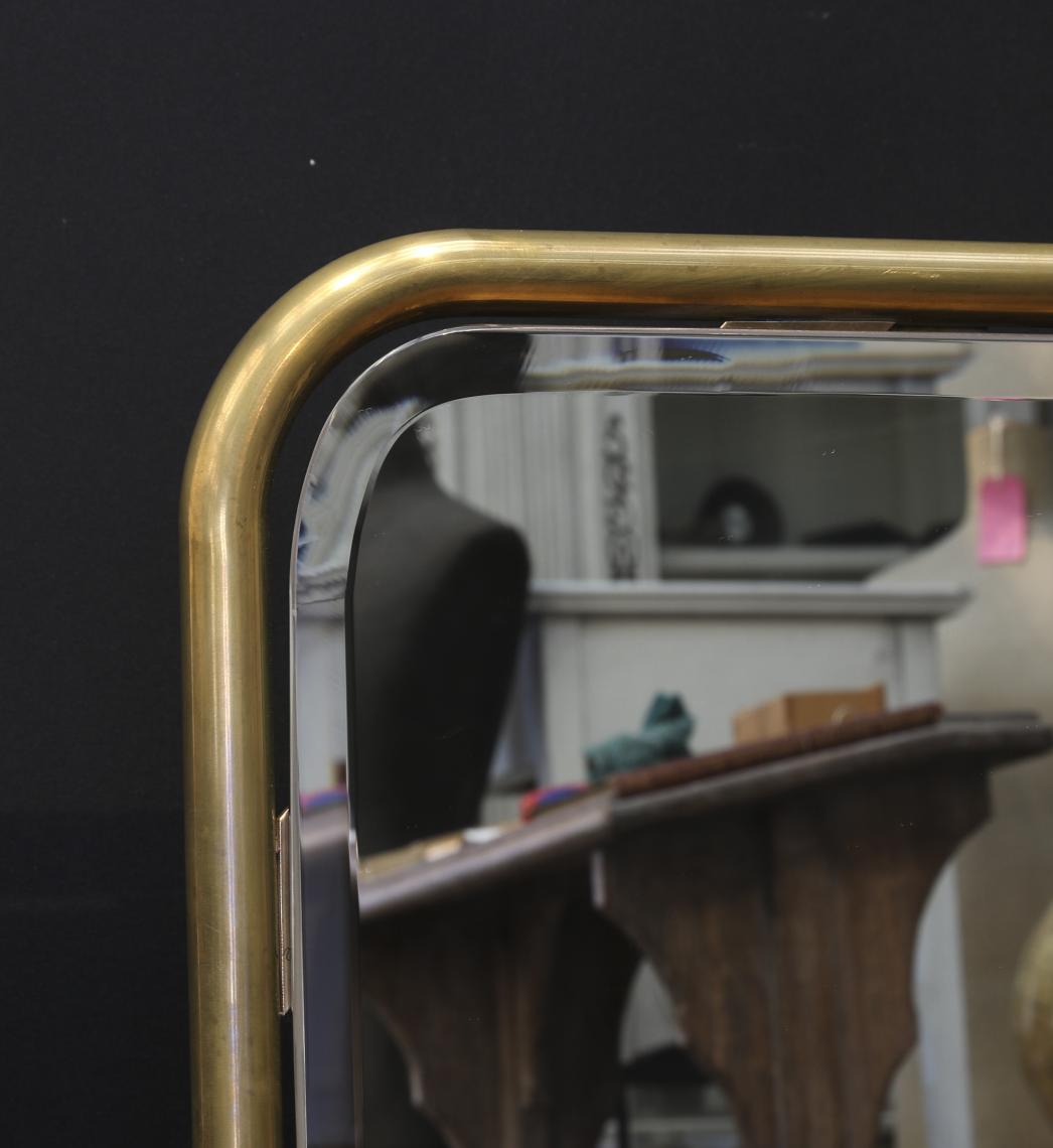 Portrait Brass Mirror