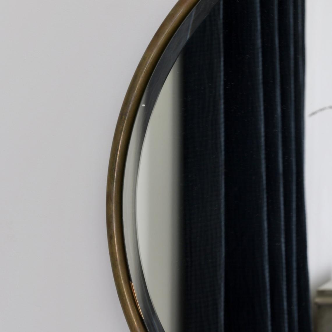 JS Edition / Round Brass Mirror