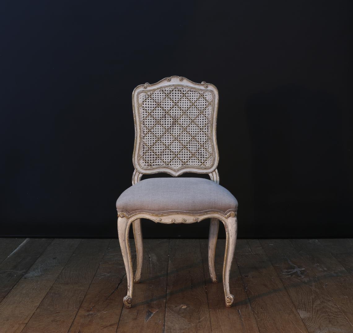Set of Eight Louis XV Dining Chairs