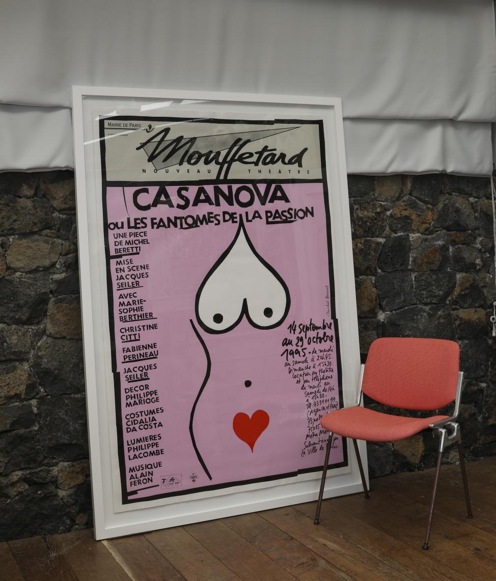 A Large Casanova French Wall Poster