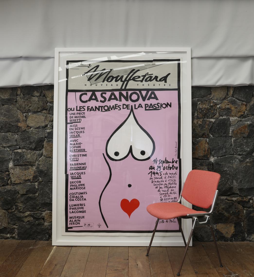 A Large Casanova French Wall Poster